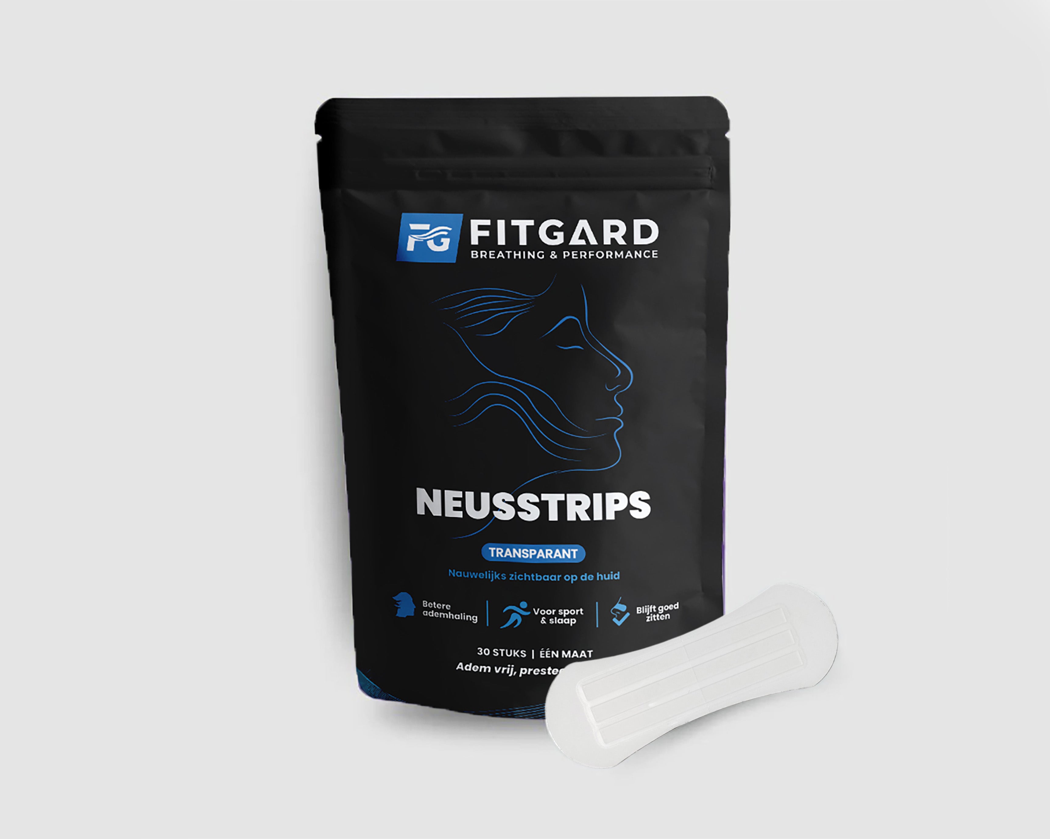 Transparante Neusstrips