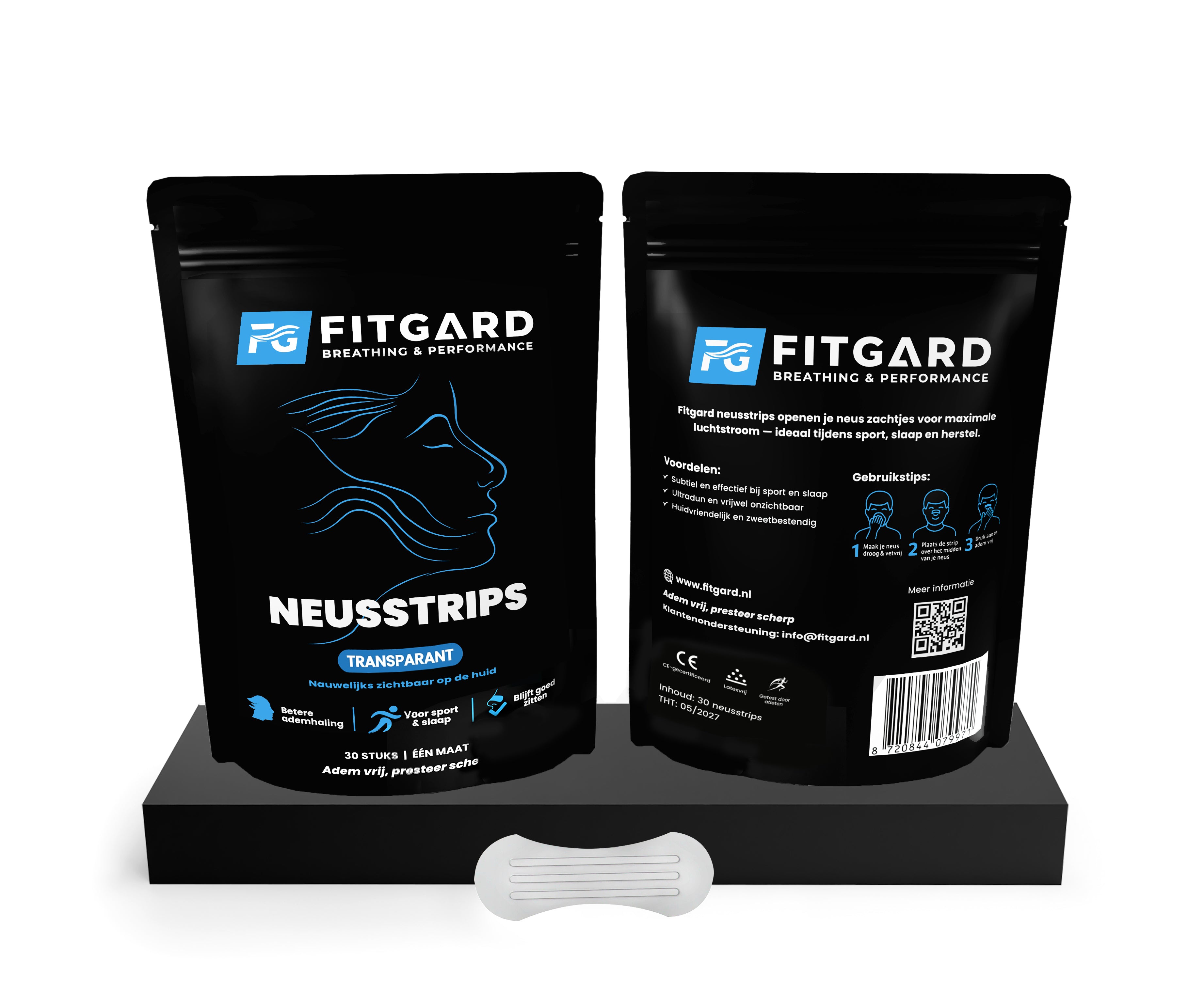 Neusstrips Transparant