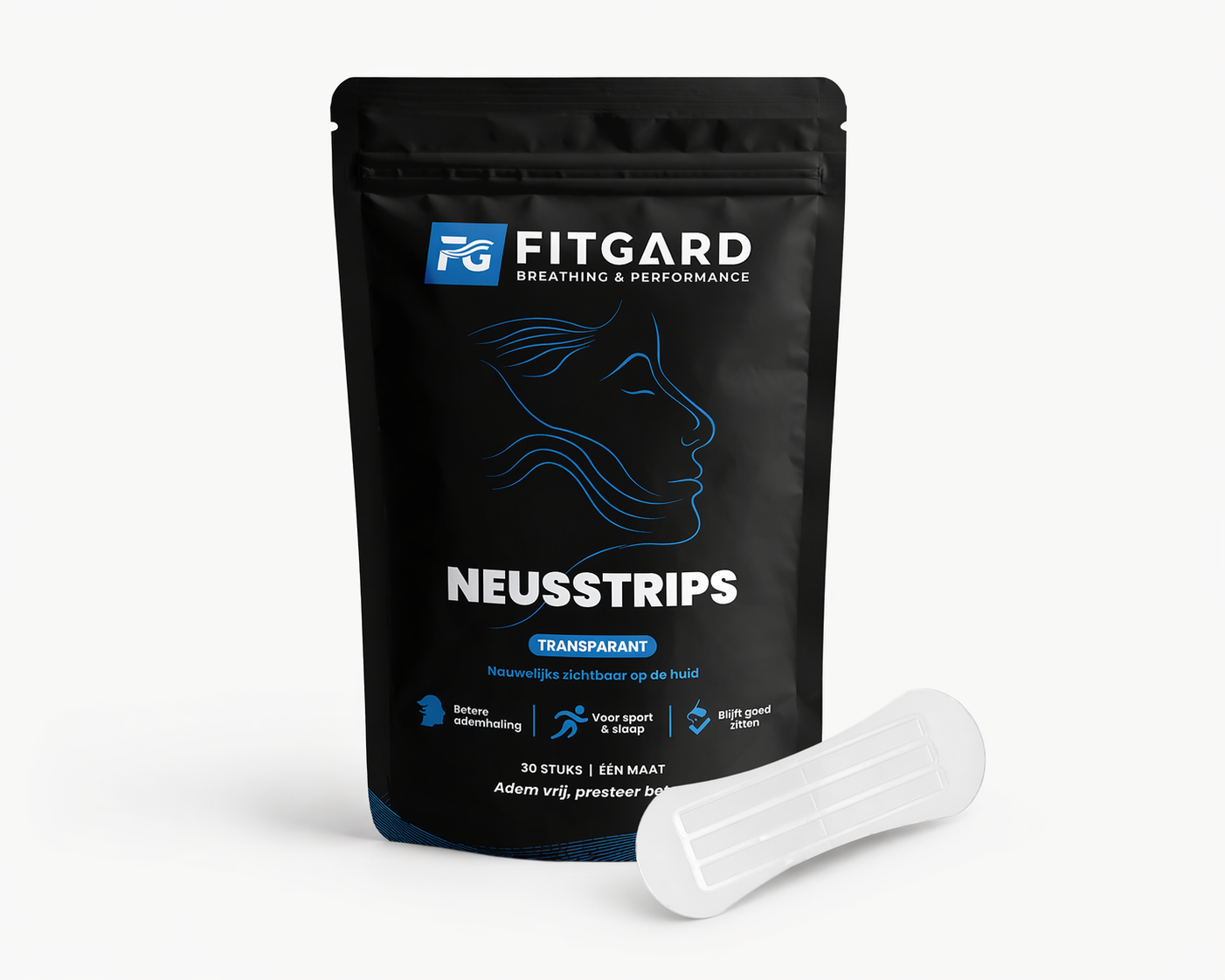 Transparante Neusstrips